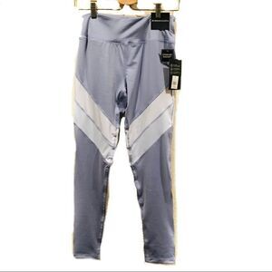 BCBGMAXAZRIA Light blue/ gray Color block Leggings Med